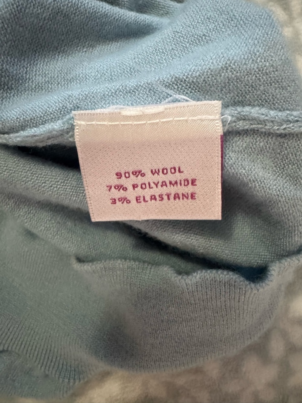 Peter Millar Merino Wool V-Neck Sweater Blue S EUC - Picture 5 of 8